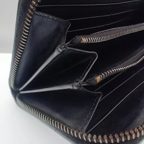 Bottega Veneta Intrecciato Leather Zip Long Wallet - Picture 10 of 11